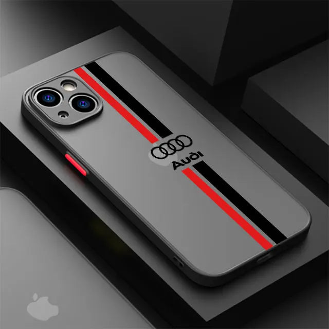 RS6-Audi Wheels Phone Case for iPhone 16 15 14 13 12 11 XR XS 8 7 Matte Soft Cover Shell