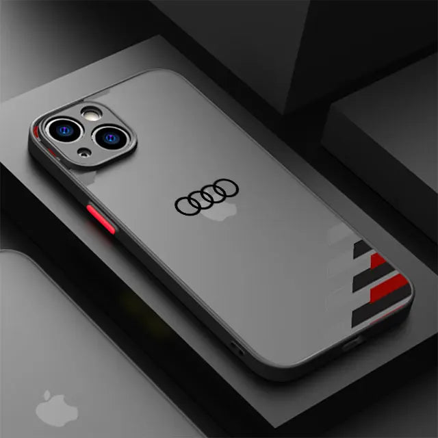 RS6-Audi Wheels Phone Case for iPhone 16 15 14 13 12 11 XR XS 8 7 Matte Soft Cover Shell