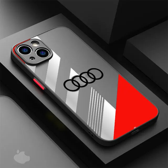 RS6-Audi Wheels Phone Case for iPhone 16 15 14 13 12 11 XR XS 8 7 Matte Soft Cover Shell