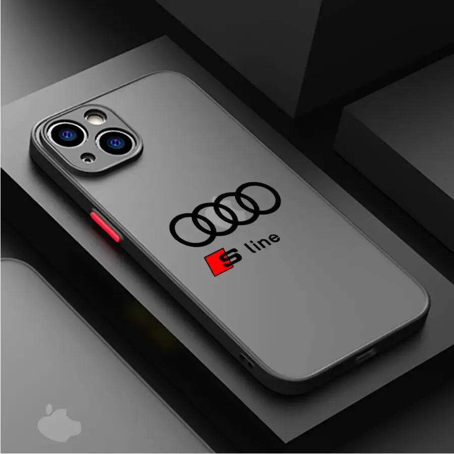 RS6-Audi Wheels Phone Case for iPhone 16 15 14 13 12 11 XR XS 8 7 Matte Soft Cover Shell