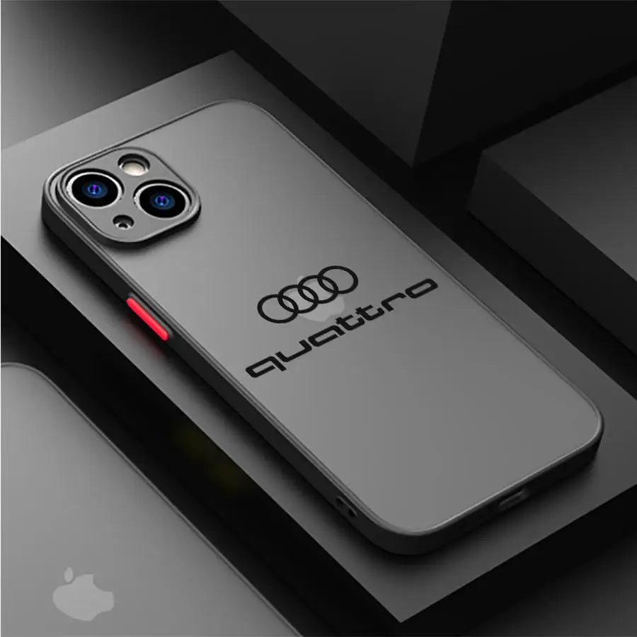 RS6-Audi Wheels Phone Case for iPhone 16 15 14 13 12 11 XR XS 8 7 Matte Soft Cover Shell