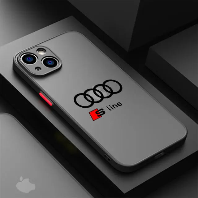 RS6-Audi Wheels Phone Case for iPhone 16 15 14 13 12 11 XR XS 8 7 Matte Soft Cover Shell