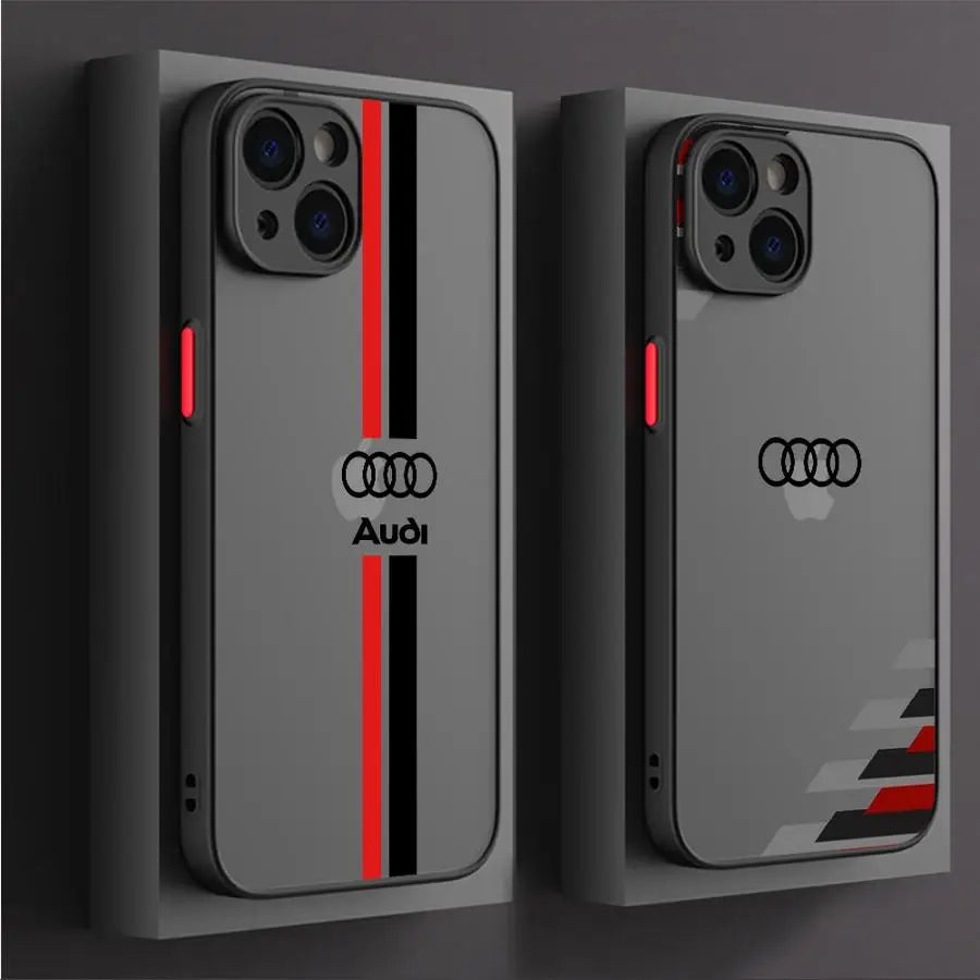 RS6-Audi Wheels Phone Case for iPhone 16 15 14 13 12 11 XR XS 8 7 Matte Soft Cover Shell